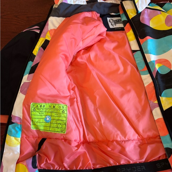 Girls Spyder winter jacket size 14 - Picture 2 of 5